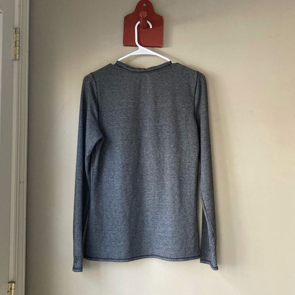 Cuddl Duds Ultra Cozy Grey Long Sleeve Top M - Picture 3 of 6